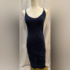 Velvet by Graham and Spencer Navy Blue Sleeveless Dress